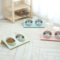 Stainless Steel Pet Double Bowl