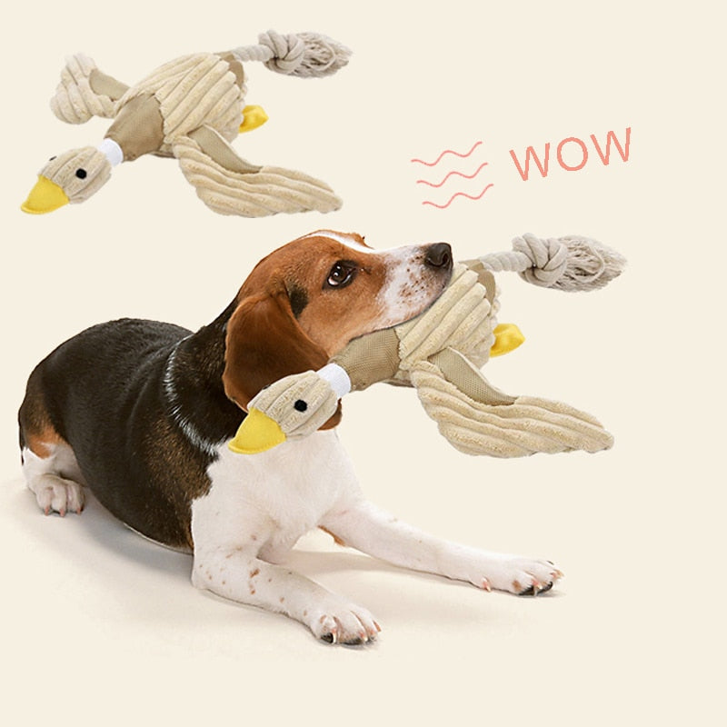 Plush Duck Pet Dog Sound Toy