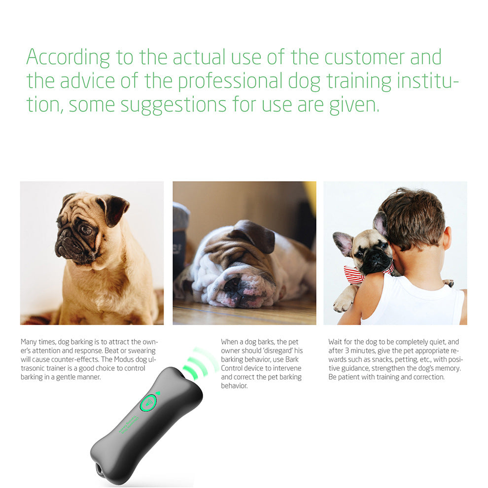 Portable Ultrasonic Anti-Bark Dog Repellent Trainer