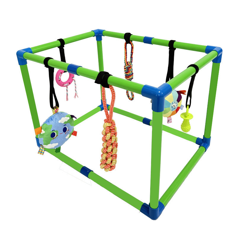 Pvc Pipe Pet Dog Toy Gympvc Pipe Assembly Frame With Optional Add-On