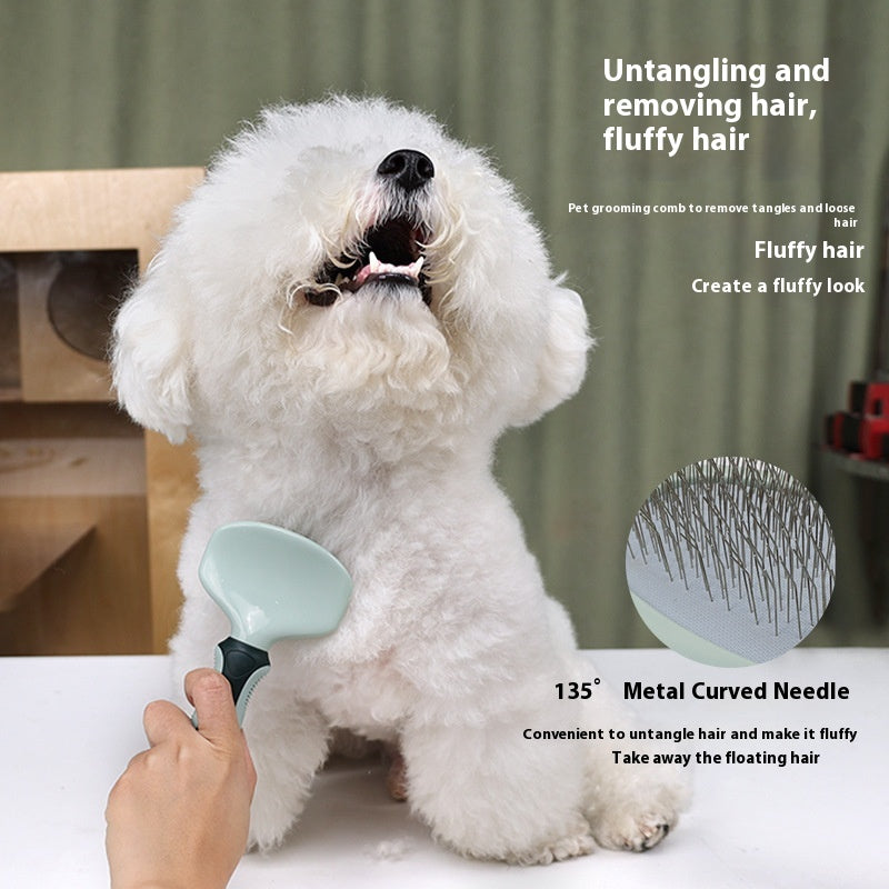 Pet Beauty Scissors Comb Bath Brush Set