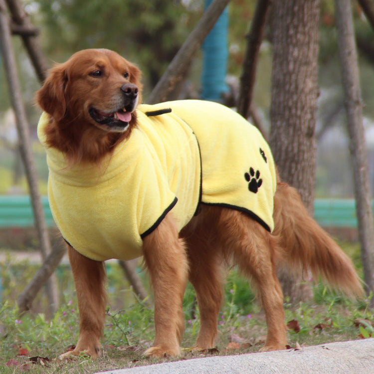 Soft Absorbent Embroidered Pet Pajamas