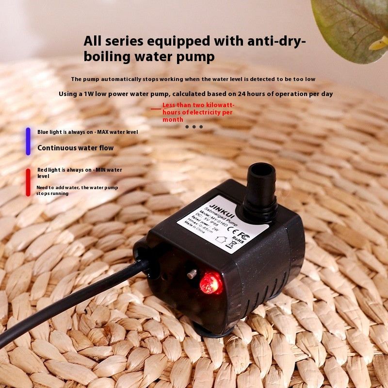 Crystal Ball Automatic Circulating Filter Pet Water Dispenser