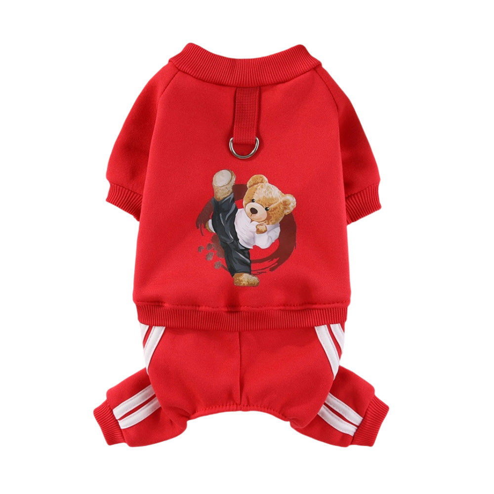 Kung Fu Bear Pet Jumpsuit