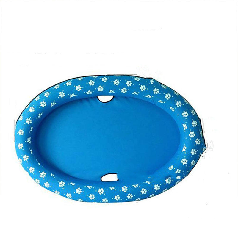 Inflatable Dog Pool Floating Bed