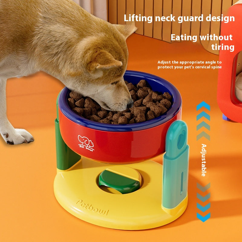 Suction Cup Pet Bowl Adjustable Lifting