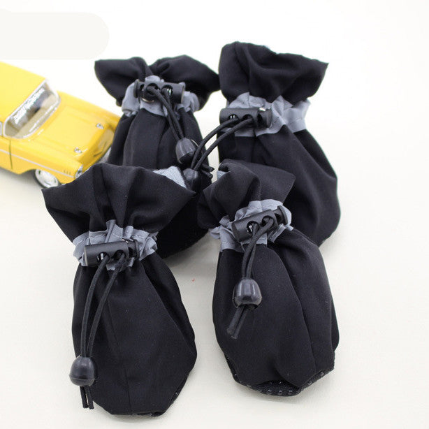 Custom Reflective Dog Shoes Set