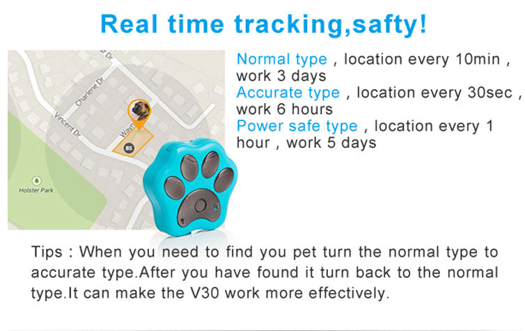 Dog Collar Anti-Loss GPS Locator