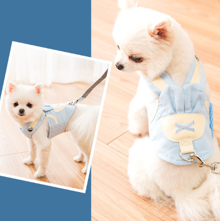 Cute Pet Dog Harness and Leash Set