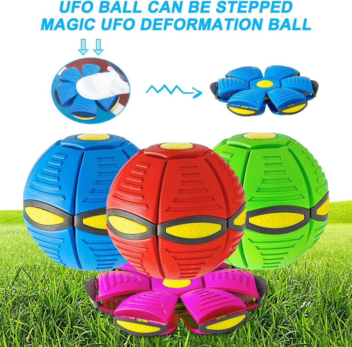 Six-Light Flying Saucer Dog Toy
