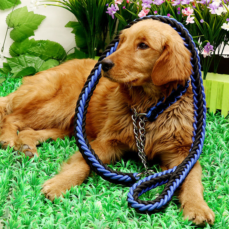 Strong Quality Dog Leashes Updated Color Col Stereotyped Rope Large Dog Leashes With P-Chain For Great Strength Dog