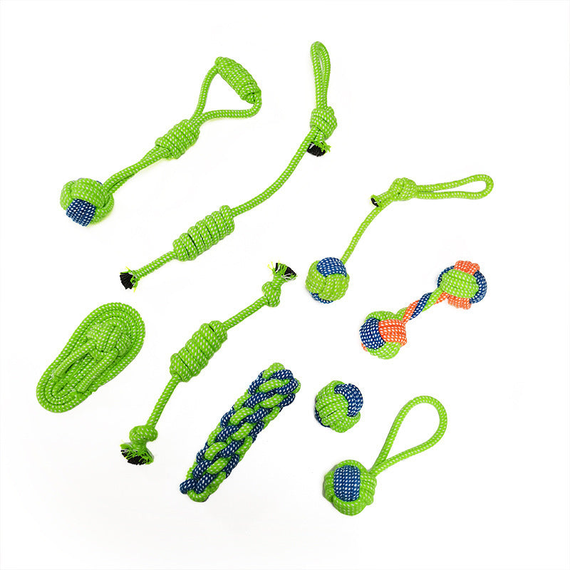 Chew-Resistant Braided Carrot Dog Toy