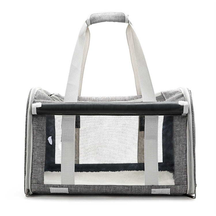 Outdoor Portable Transparent Breathable Foldable Pet Bag