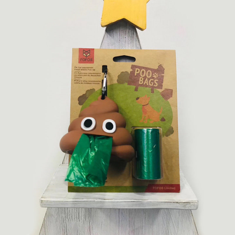 Fofos Two Beavers Outdoor Dog Walking Portable Urinal Stool Shape Stool Bag Distributor Dog Shit Bag