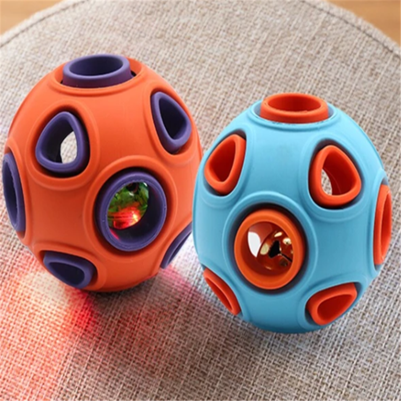 Interactive LED Light and Sound Dog Chewing Ball