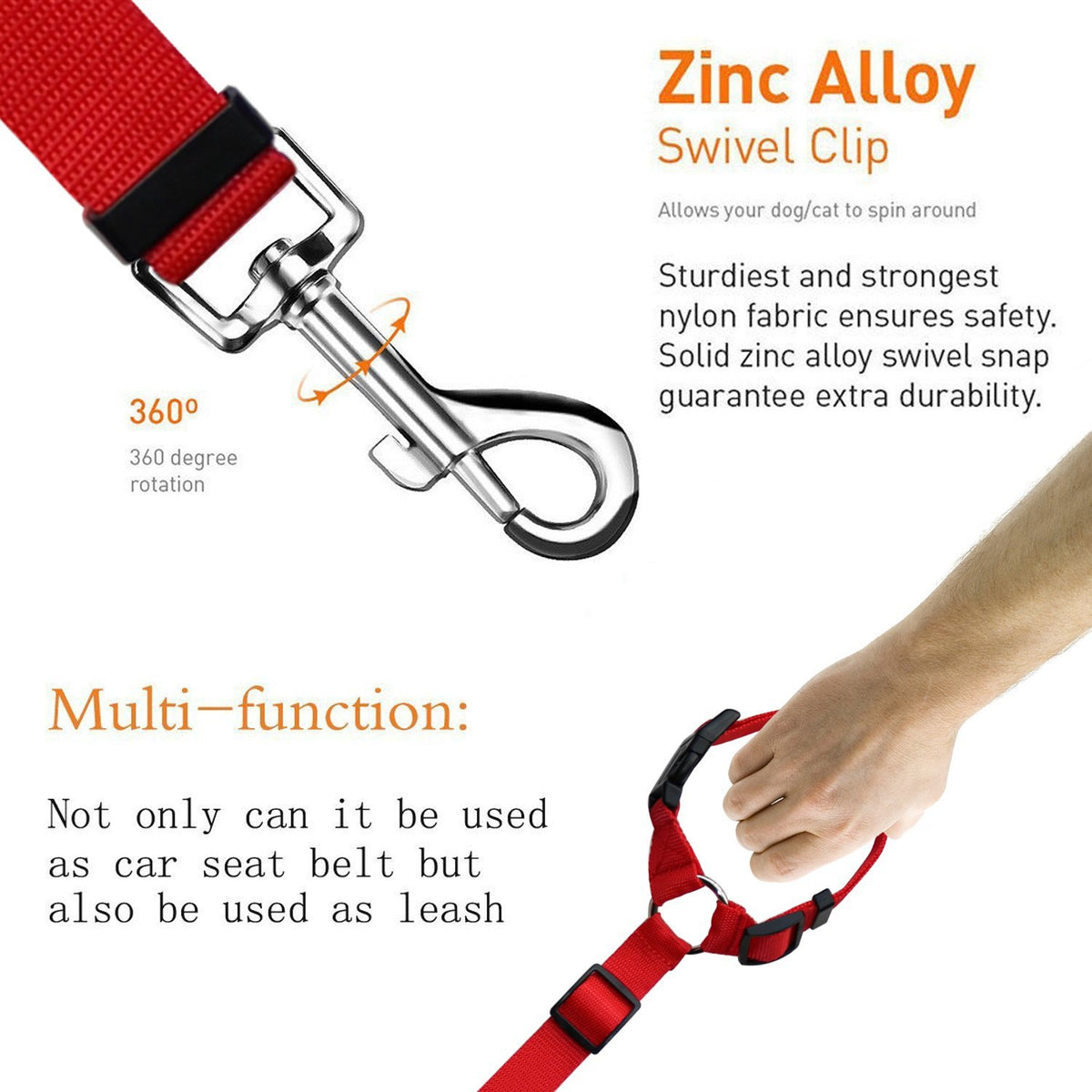 Nylon Pet Safety Leash