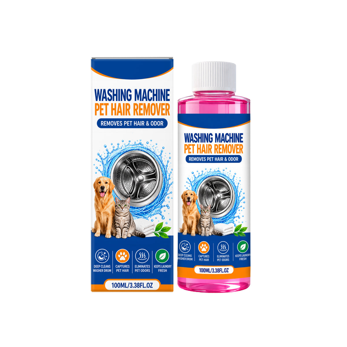 Washing Machine Pet Hair Cleaning Solution