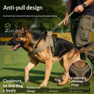 Double D-Ring Explosion-Proof Tactical Dog Harness