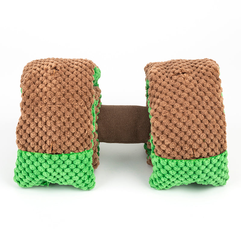 Puzzle Plush Dumbbell Snuffle Toys Interactive Puppy Toys Dog Enrichment Squeaky Toys For Foraging Instinct Training,Treat Dispensing Dog To