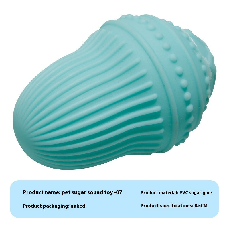 Pet Sound Rubber Simulation Bite-Resistant Ball