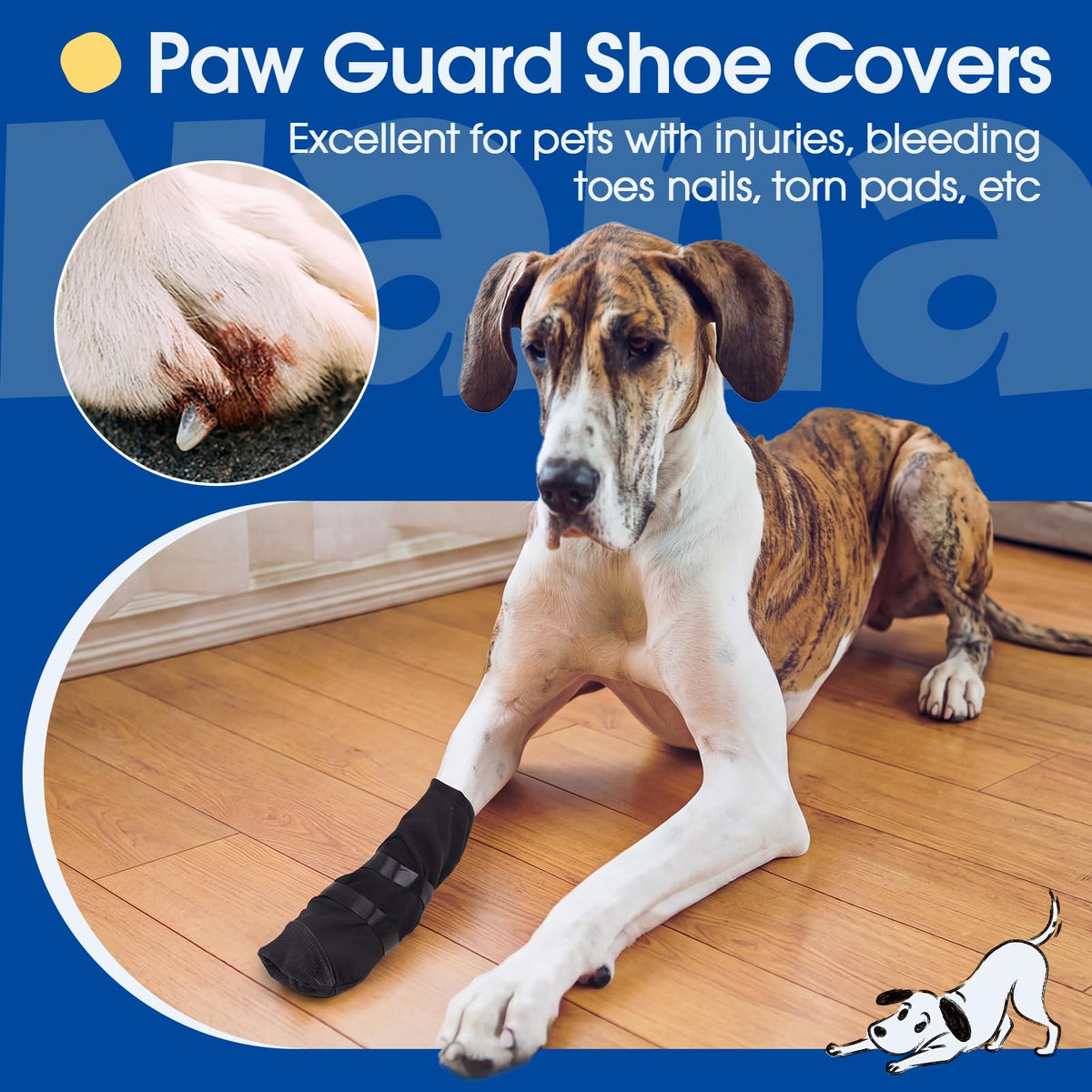 Breathable Dog Recovery Boot For Injured Paws