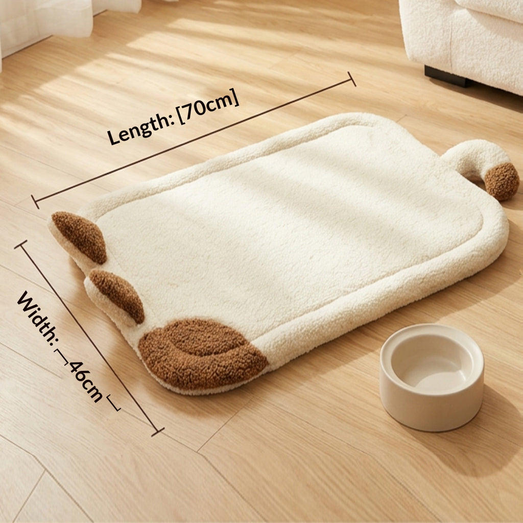 Soft Machine Washable Lambskin Dog Cushion