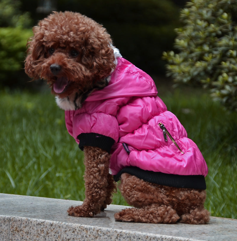 Zippered Pet Padded Clothes