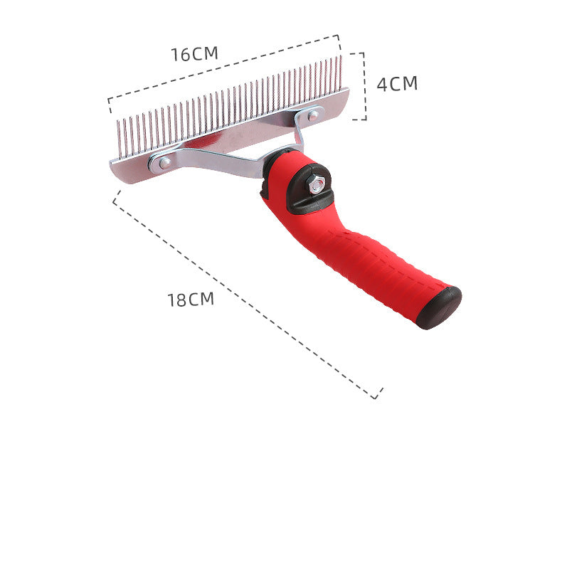 Extra-Large Dog Grooming and Deshedding Comb