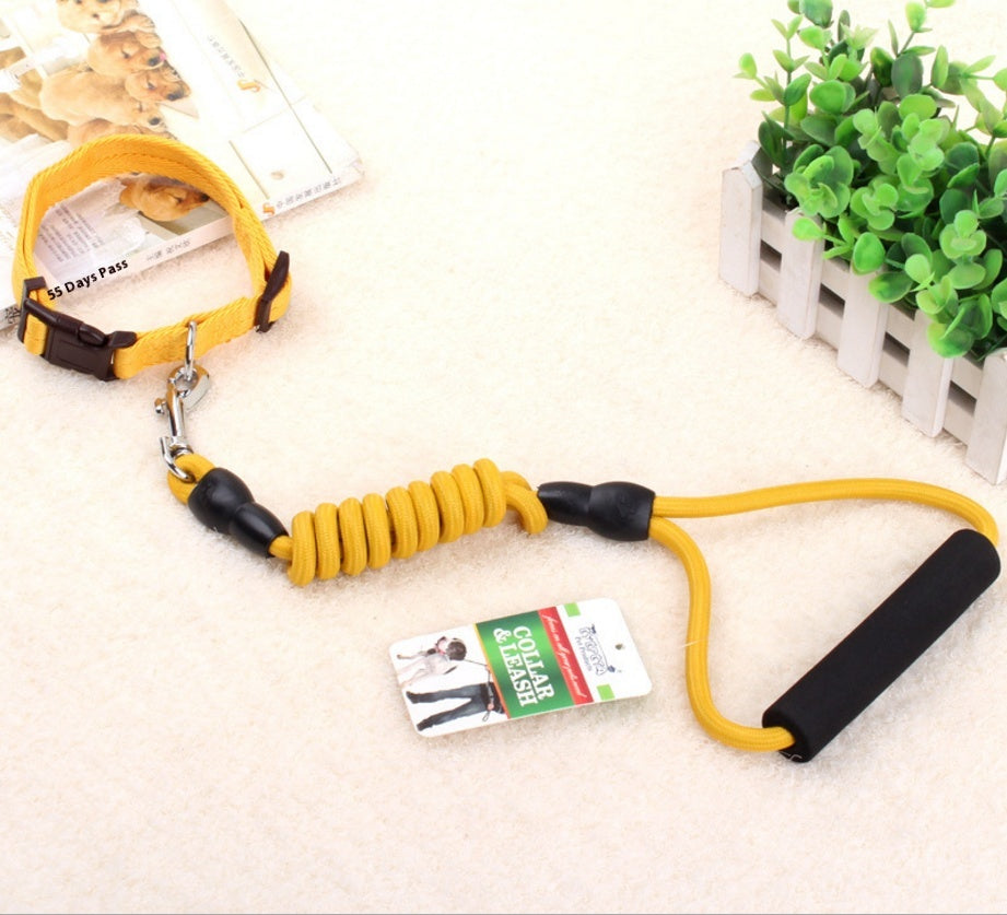 Dog Rope Collar and Chest Chain Set