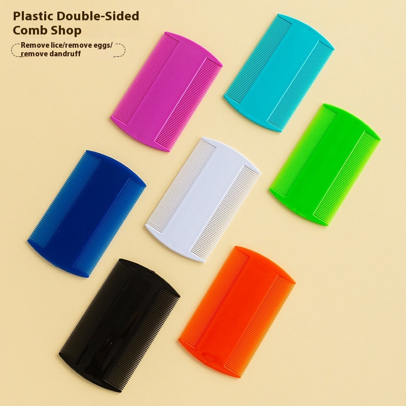 Fine Teeth Flea Comb Pet Comb Elderly Children Lice Comb Double-Edged Fine-Toothed Comb