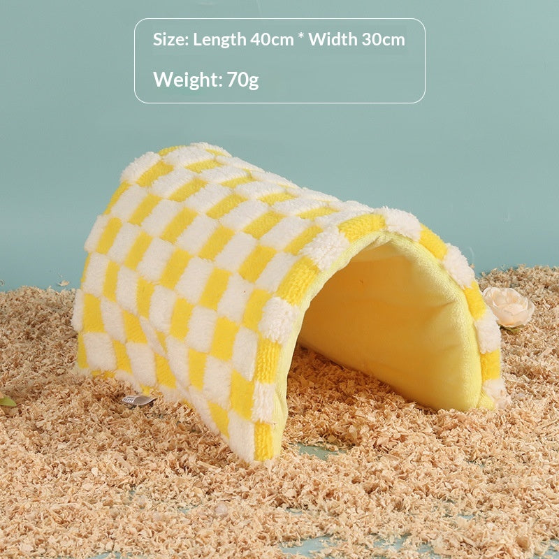 Pet Tunnel Bed Boredom-Busting Tassel Tunnel Foldable Toy