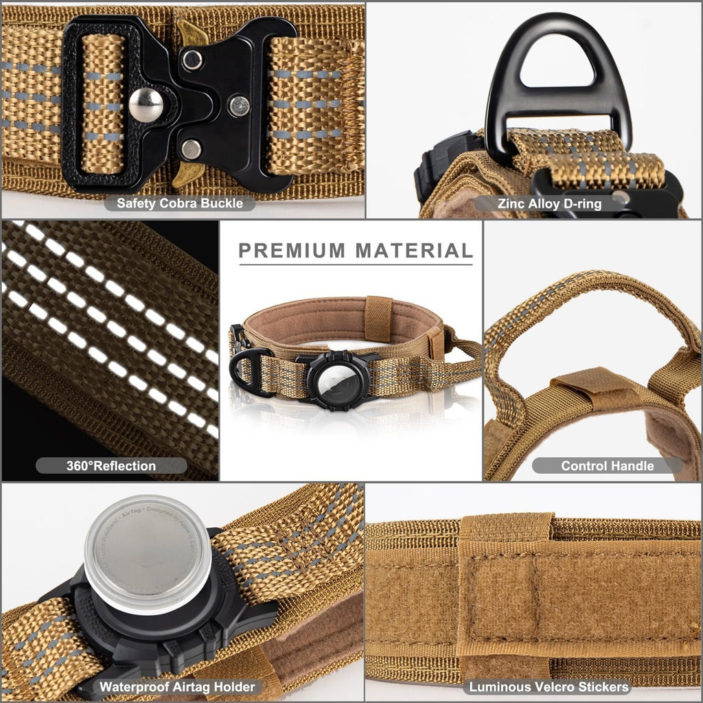 Waterproof Dog Collar with Protective Cover