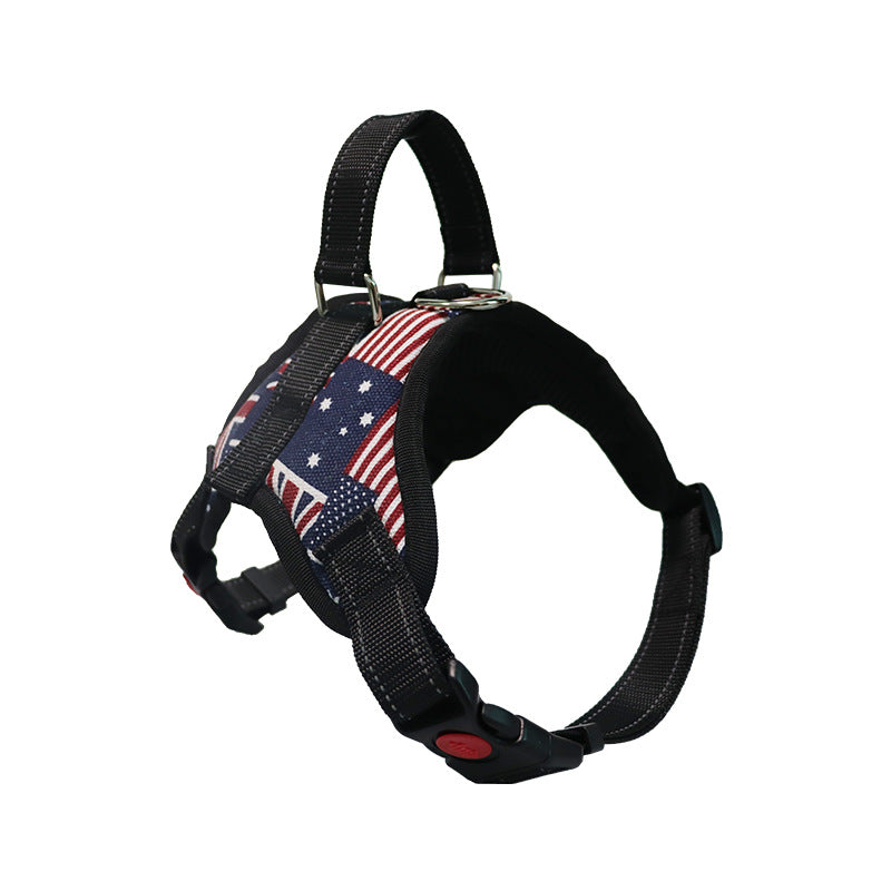 Explosion-Proof Medium Large Dog Pet Saddle Chest Strap