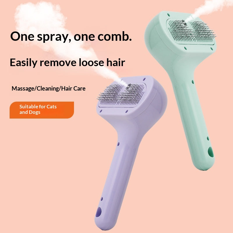 USB-Charging Pet Spray Comb