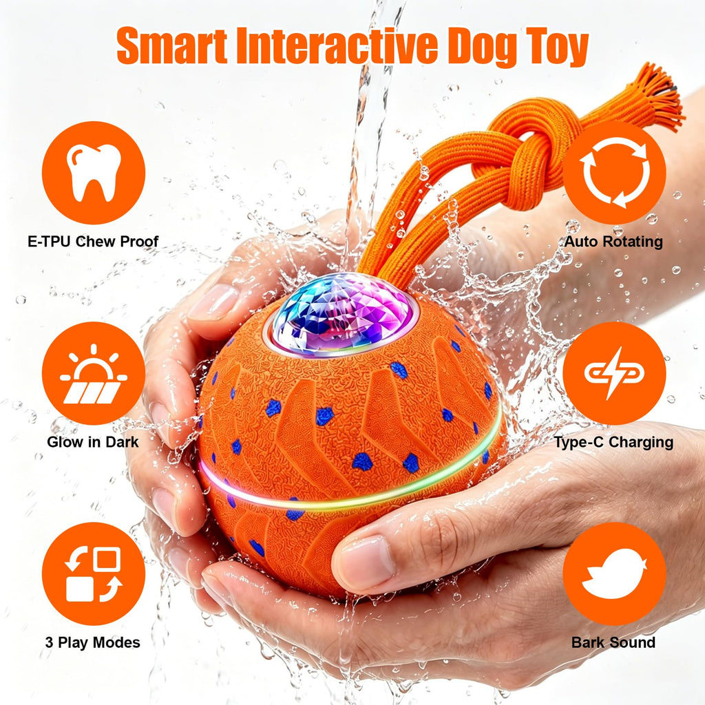 Interactive Moving Barking Dog Toy Ball