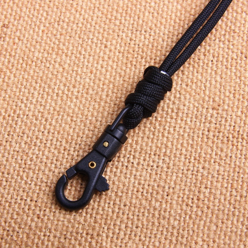 Hand-Woven Keychain Lanyard Flashlight Rope Neck Rope Core Parachute Cord Woven Lanyard