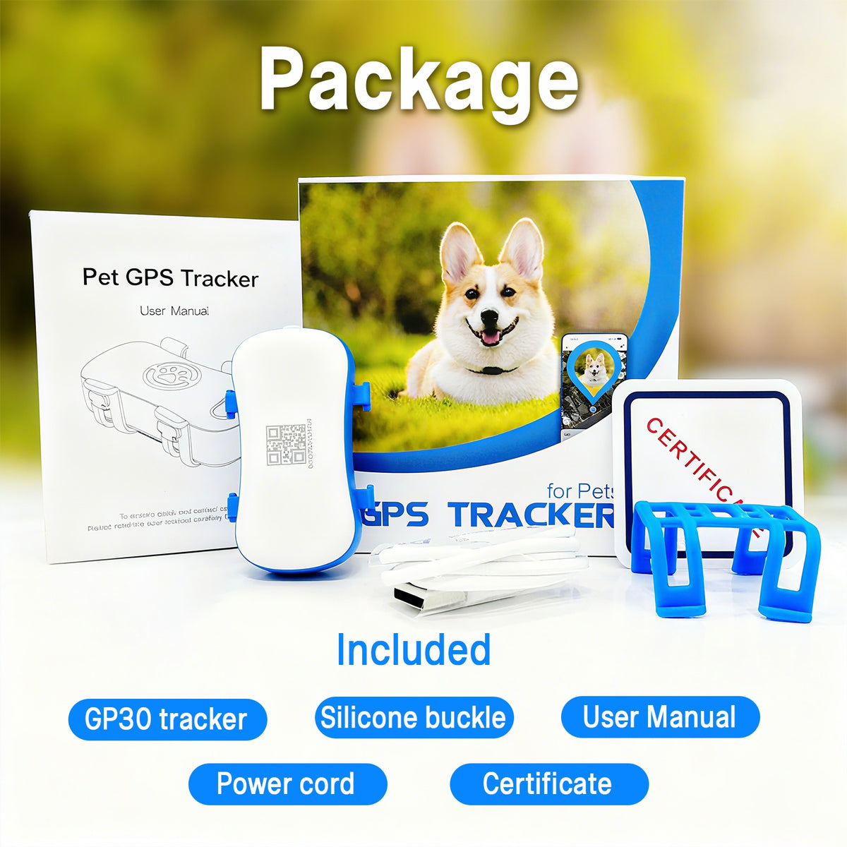Dog Gps Tracker Real Time, Anti-Lost Pet Tracker With Geofence, Flash Light And Sound Alarm, Unlimited Distance Tracking, Fits Most Pet Coll