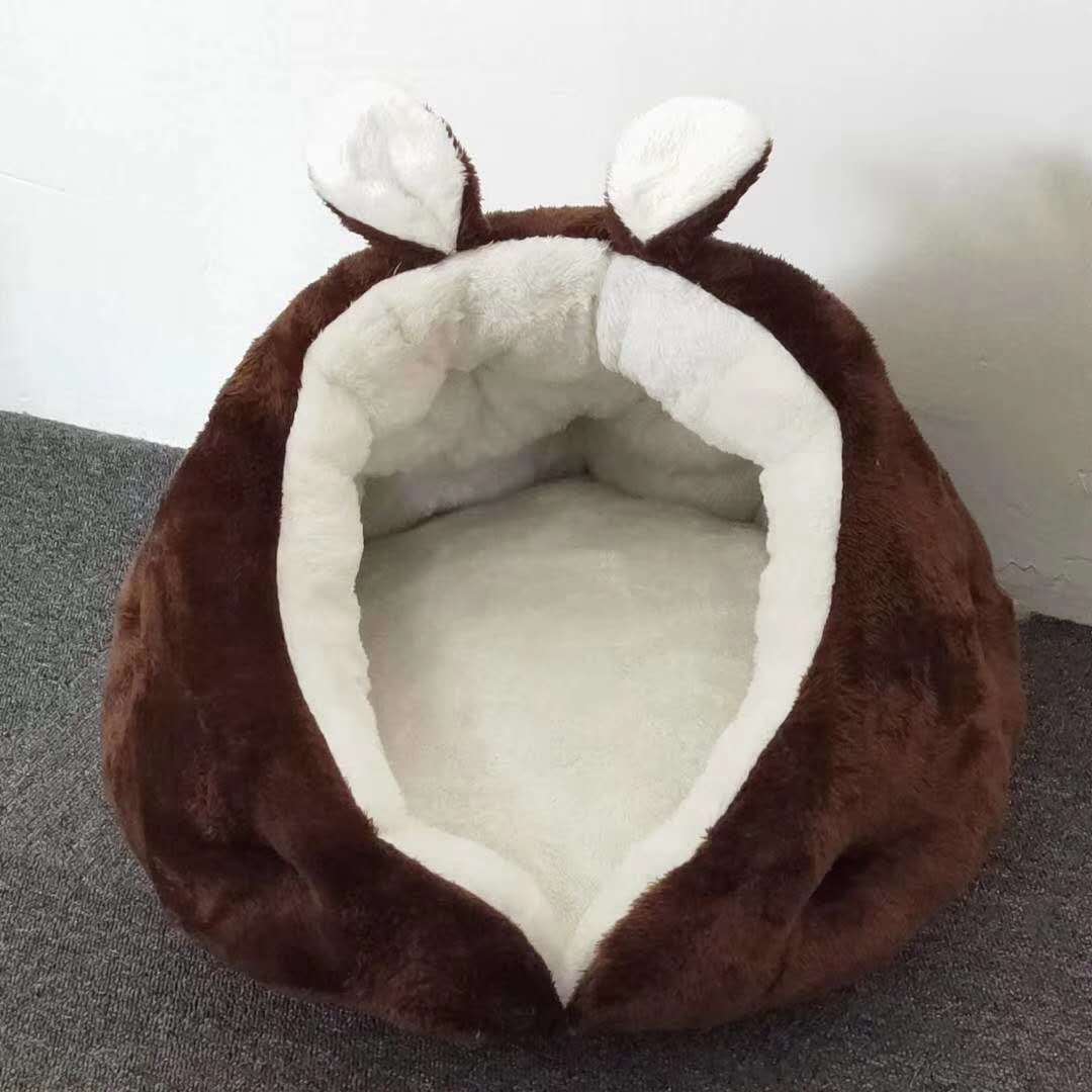 Semi-Closed Cathouse Doghouse Cartoon Nest Pet