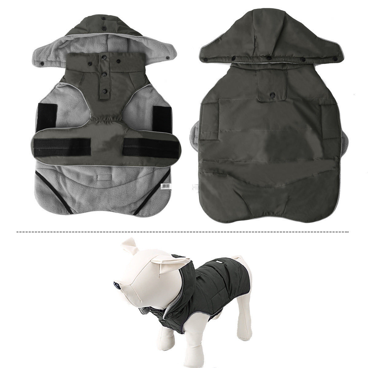 Water-Repellent Dog Cotton Vest