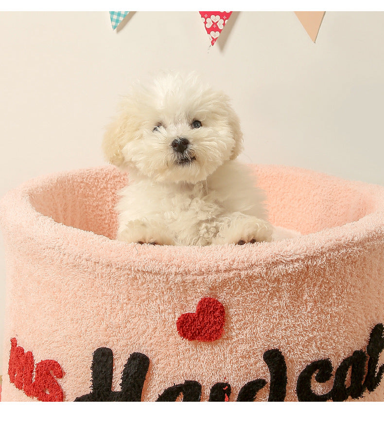 Instant Noodles Kennel Teacup Removable And Washable All Seasons