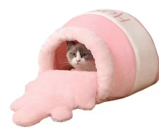 All-Season Warm Honey Pot Pet Nest