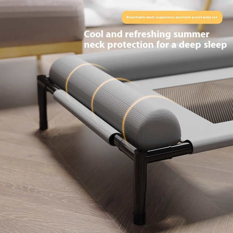 Dog Camp Bed Removable And Washable Moisture-Proof Pet Bed
