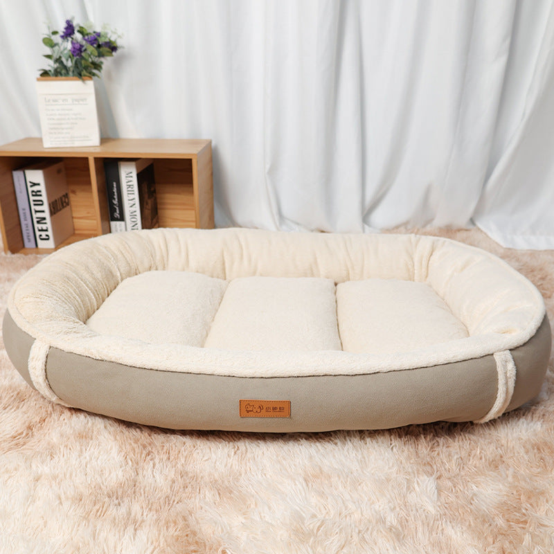 Round Non-Slip Dog Nest Bed