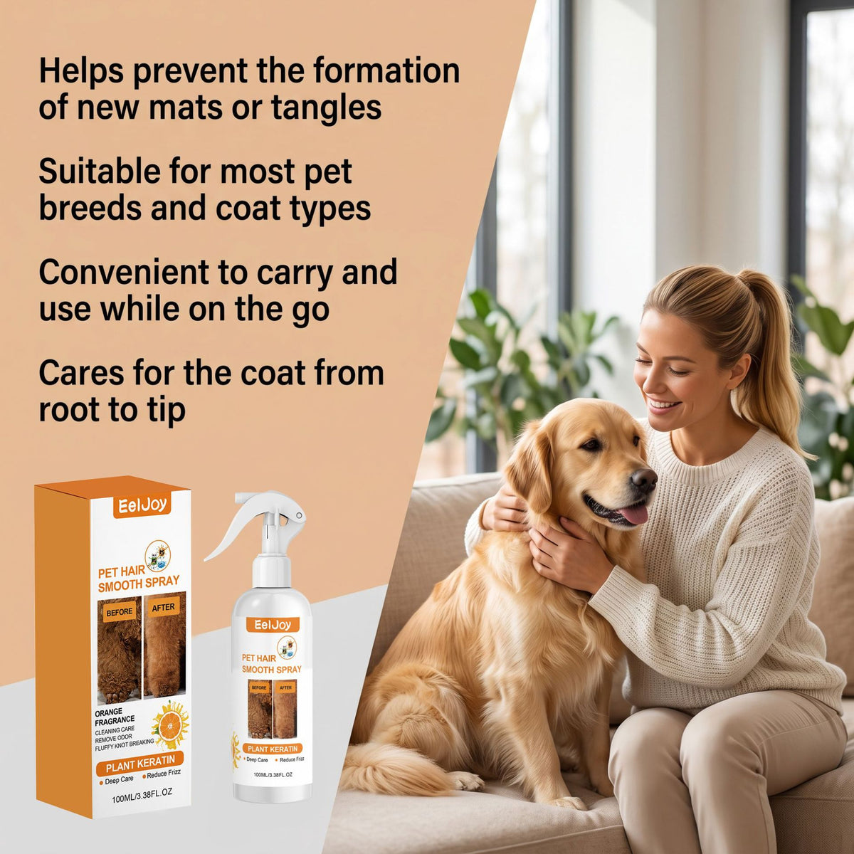 Pet Hair Smooth Spray