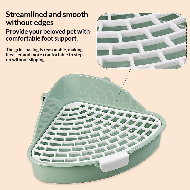Raised Anti-Splash Small Pet Potty
