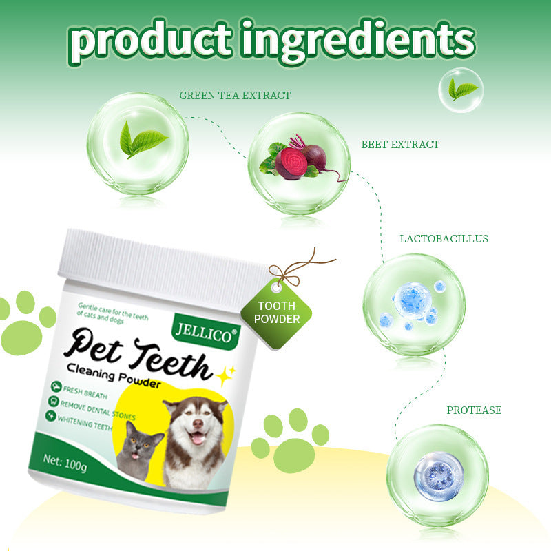 Teeth Cleaning Powder Oral Cleaning Smelly Dog Edible Teeth Cleaning Stone Tooth Cleaning Powder