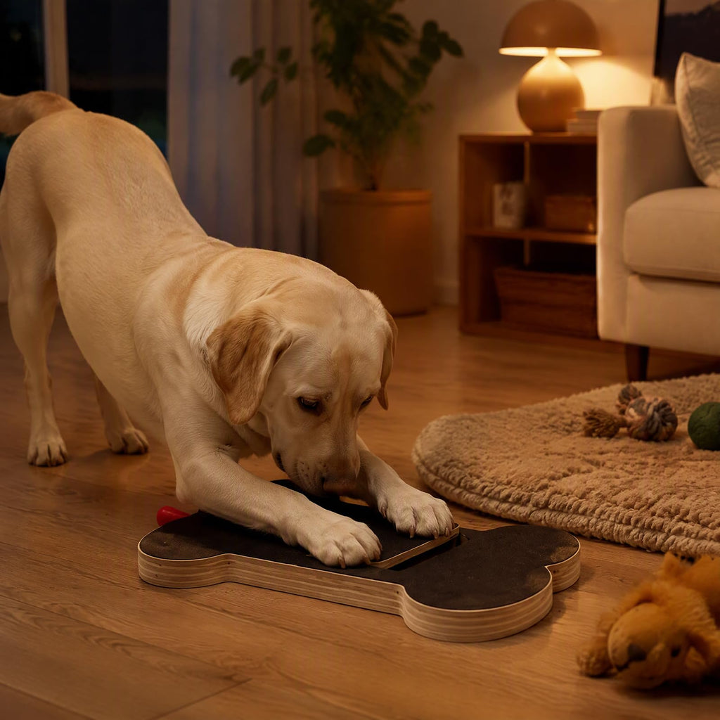 Dog Scratch Board With Treat Box, Dual - Sided Dog Nail File Board Wear - Resistant Pet Nail Scratcher, Stress - Free Indoor Dog Nail Groomi