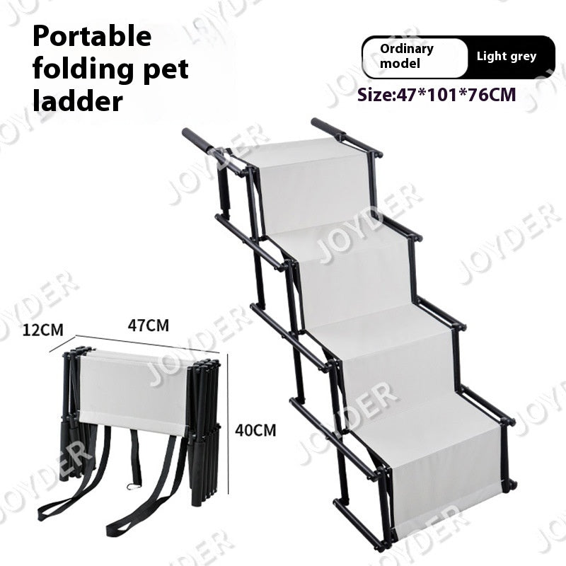 Outdoor Folding Portable Pet Dog Ladder Car Step