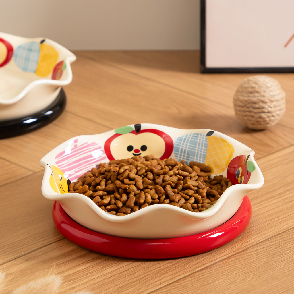 Cartoon Ceramic Pet Bowl