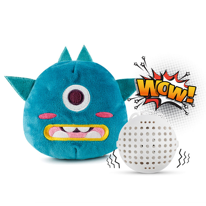 Dog Vibrating Ball Sound Resistant To Scratching And Biting Plush Electric Toy Ball